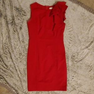 Ruffle Red Dress